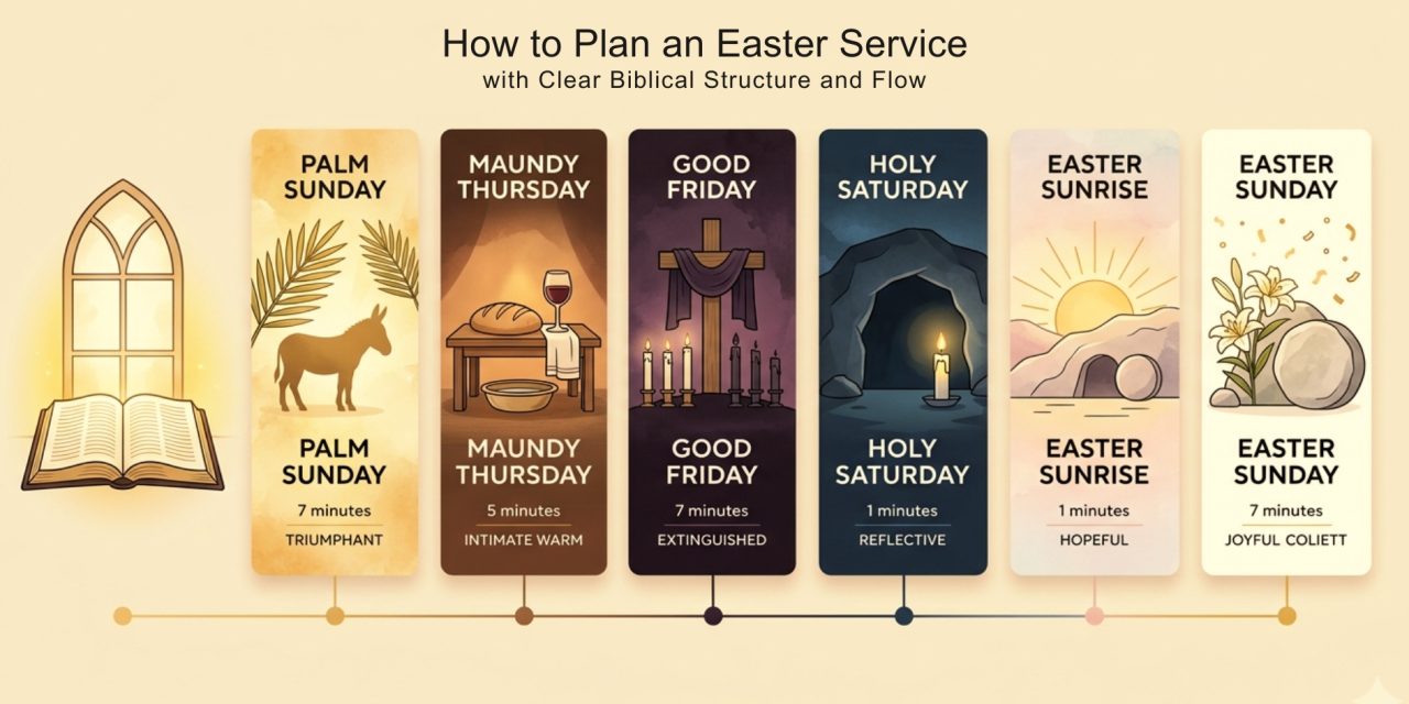 How to Plan an Easter Service with Clear Biblical Structure and Flow