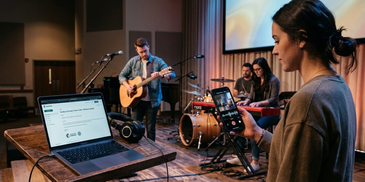 Using Pre-Streaming Teasers to Prepare Congregations for New Worship Songs